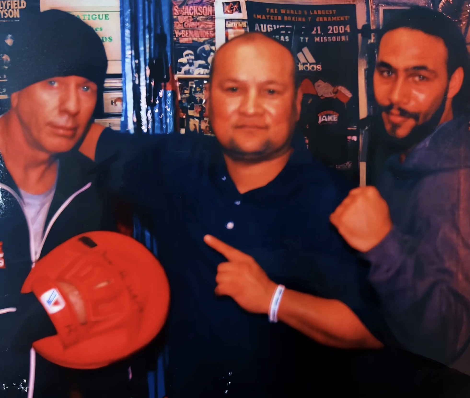 Aaron Avalos, Director of Fighter Development at Undisputed Boxing FL, with fighters